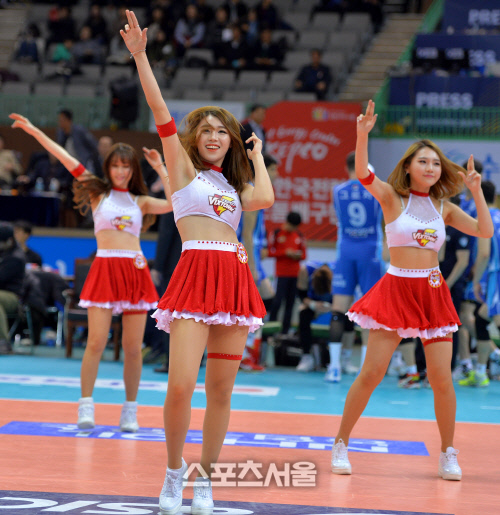 한국전력 치어리더 \'역전~~ 소리질러!\'[SS포토]