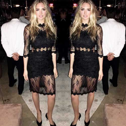 케이트 업튼, 시스루 드레스 자태…아찔한 각선미에 '시선집중'