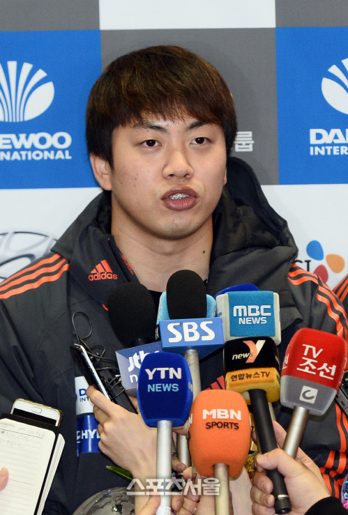 [SS포토]봅슬레이 세계 1위 서영우, \'아직도 보완해야할 점이 많아...\'