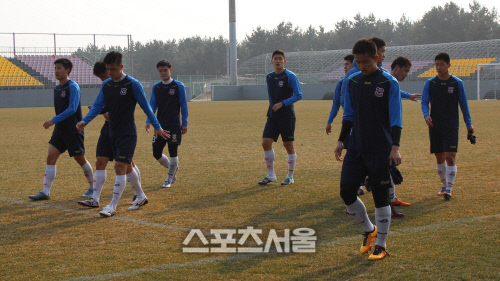 상주 상무 선수들