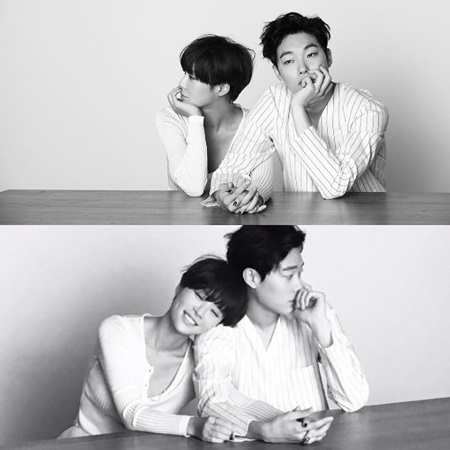 "꼭 잡은 두 손"…류준열♥황정음, 설레임 가득한 메이킹 사진 공개