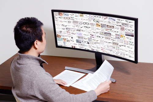 눈에 편안한 커브드 모니터_삼성전자 34형 SE790C 3