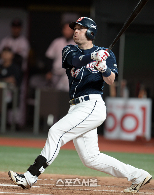 [SS포토] 에반스 \'시원하게 날아가네\'