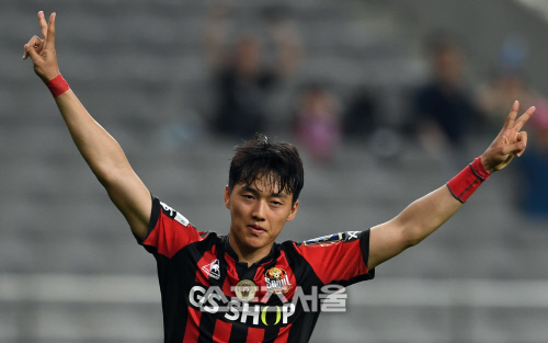 [SS포토]FC서울 윤주태, '오늘 두 골!'