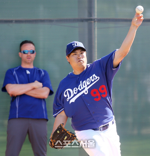 서서히 페이스 올리는 \'류현진\'...17일만에 불펜!