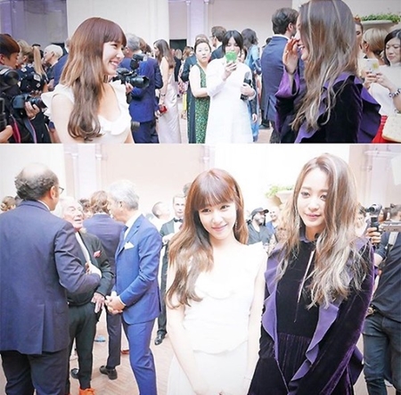 [★SNS] 티파니·한예슬, 로마에서 빛난 美친 미모