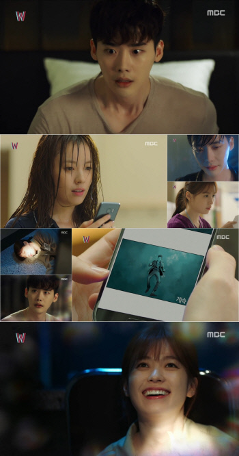 'W' 웹툰세계 귀환 이종석-한효주,본격 로맨스 시작?