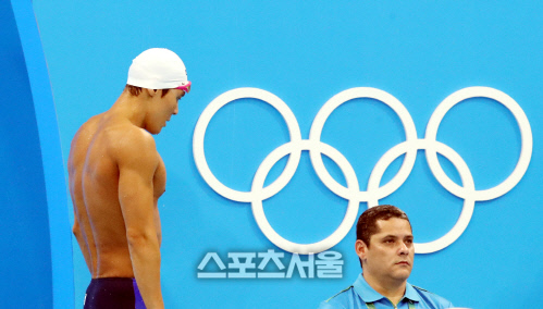 [SS포토]결선 진출 실패 박태환, 쓸쓸한 올림픽 무대 퇴장