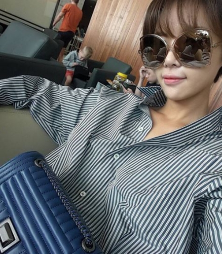 "잘 다녀올게요" 황정음, 청순 열매 먹은 근황 