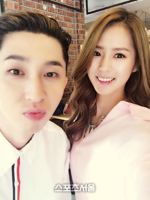 모태스윗남 슬리피, 이국주 대신 박기량과 초밀착 셀카 공개