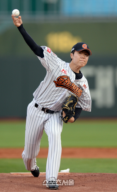 [SS포토] 박진형, 승리를 향한 역투