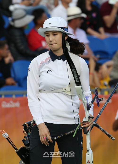 [SS포토]기보배, \'긴장하는 걸~\'