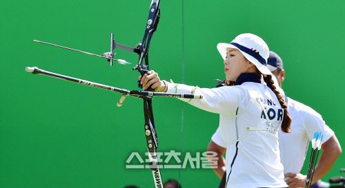 여자양궁 장혜진, 흔들림없는 발사[SS포토]