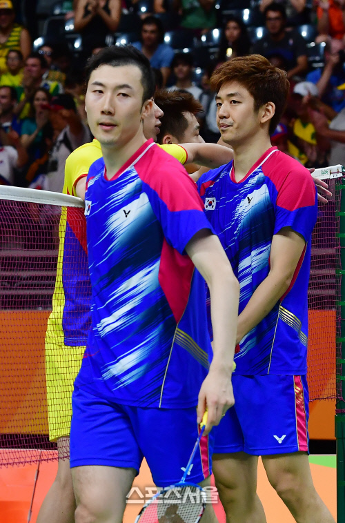 세계랭킹1위 남자복식 이용대-유연성의 아쉬운 퇴장[SS포토]
