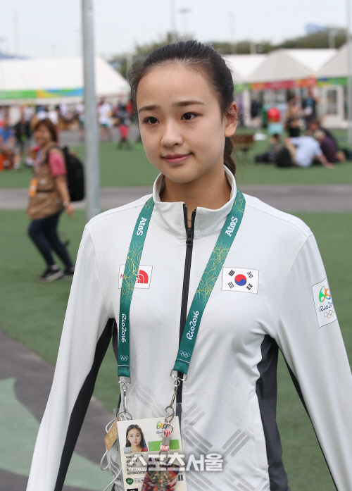 [SS포토] 리우 올림픽 선수촌을 둘러보는 손연재,이제 곧 출격합니다~