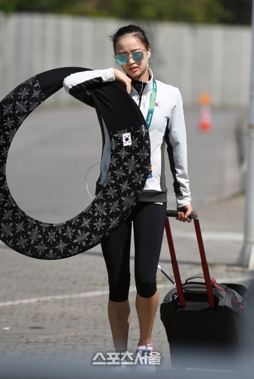 손연재, 한눈에 들어오는 태극기[SS포토]