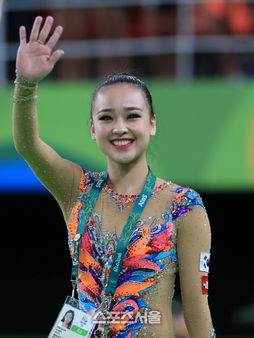 [SS포토]예선 5위 손연재, 결선에선 더 좋은 모습으로!