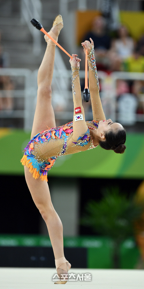 [SS포토]예선 5위 손연재, 더 올라야할 산이 남았다!