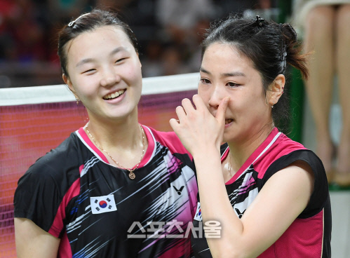 [리우올림픽] 배드민턴 여자복식 정경은-신승찬 동메달