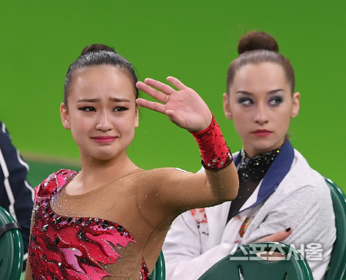 [리우올림픽] 리듬체조 손연재 4위 눈물