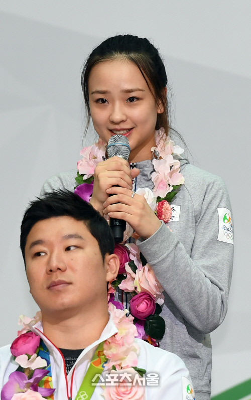 [SS포토]손연재 귀국, '최선을 다 했기에 후회는 없어'