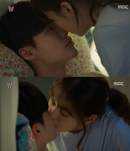 [SS리뷰] 'W' 한효주♥이종석, 맥락 있는 '키스 엔딩', 심장 아파요