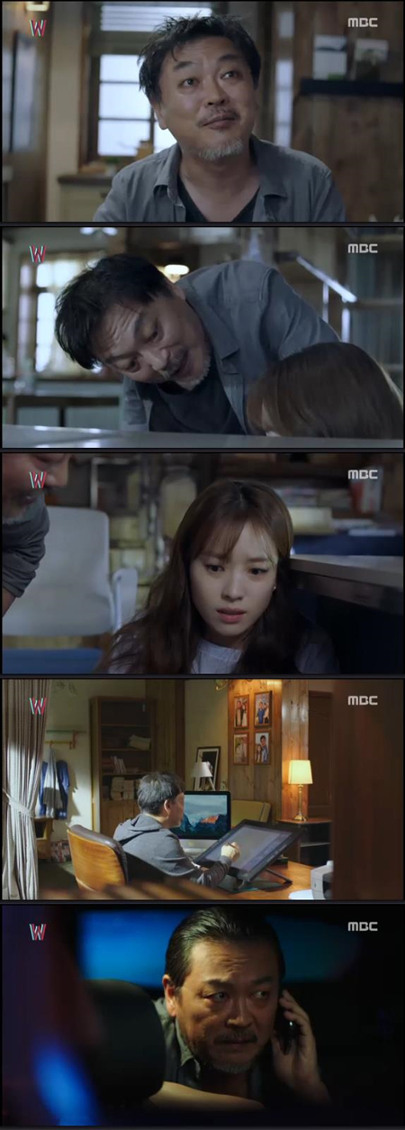 '더블유' 김의성, 한효주 인질로 잡아 웹툰 속으로 들어갔다