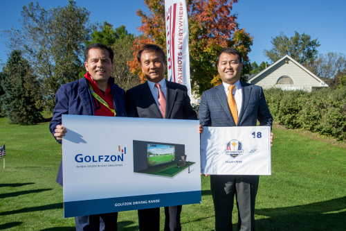 골프존, PGA에 GDR 시스템 기증