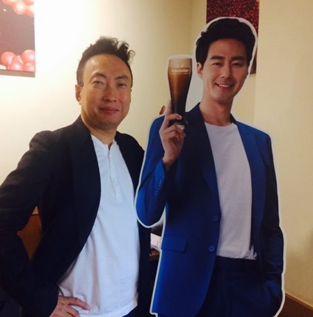 "오랜만에 인성이랑" 박명수, 조인성과 다정한 투샷? '폭소'