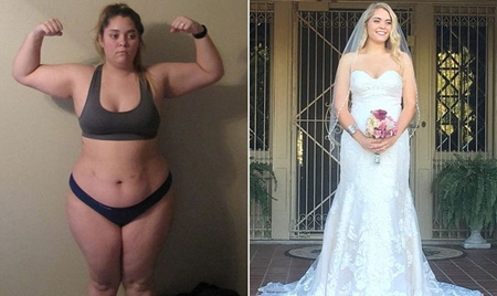 [B급통신] 웨딩드레스 입으려 1년만에 49kg 감량한 여성