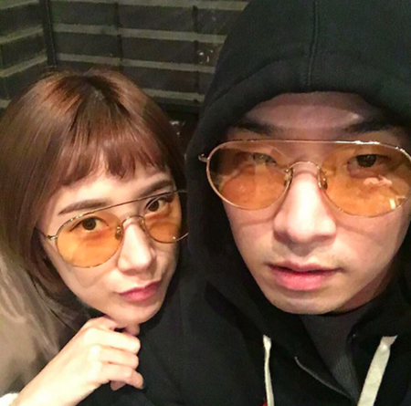 서인영♥크라운 제이, 이젠 커플 선글라스까지 '달달'