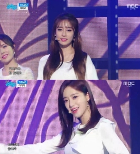 '음악중심' 티아라, 순백의 청순함으로 돌아온 '띠아모'