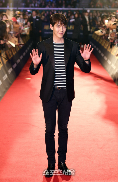 [SS포토]'마스터' 김우빈, 모델 출신 답게!