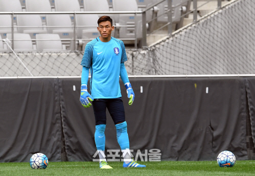 [SS포토]대표팀 복귀한 골키퍼 김승규