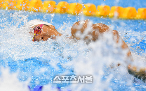 100m 박태환, 이번에도 예선통과에 실패[SS포토]