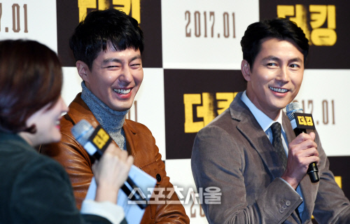 [SS포토] 조인성과 정우성의 폭소, 보기만 해도 미소가 절로~?