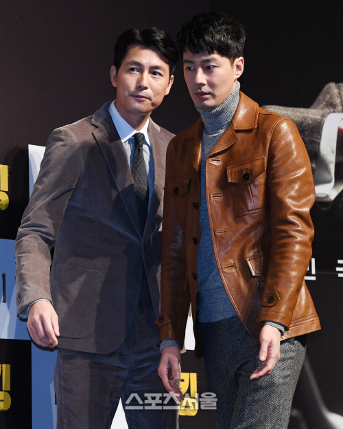 [SS포토] 정우성-조인성, 케미가 장난이 아니야~