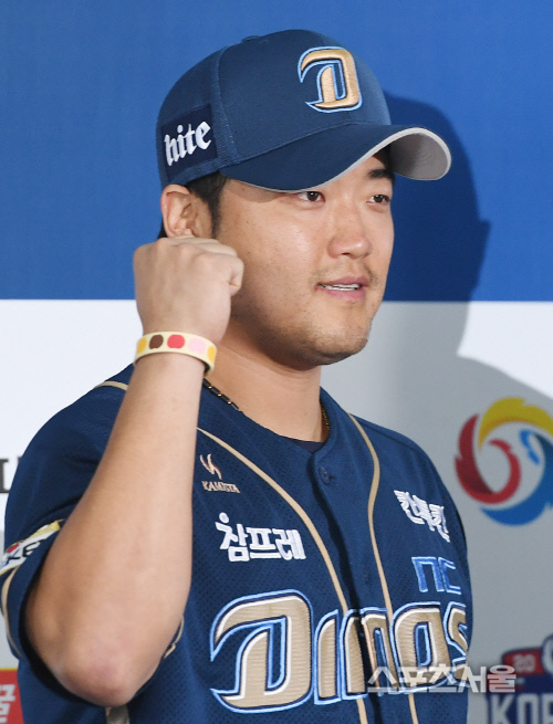 [SS포토] NC 박석민, 플레이오프 MVP의 위력을 한국 시리즈에서도!