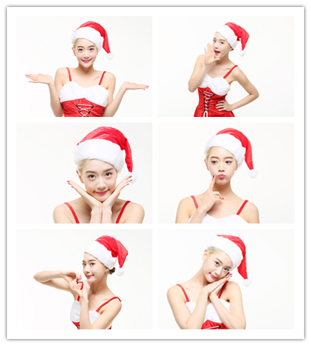 [★SNS] "산타복도 섹시하게" 클라라, 애교 넘치는 크리스마스 인사