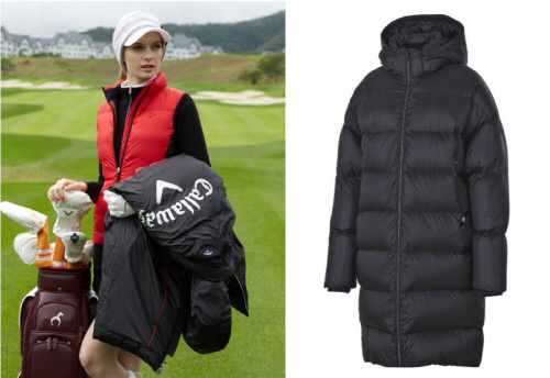 캘러웨이 롱 구스다운 패딩