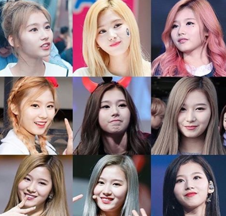 오늘(29일) 생일 맞은 사나…1人 9色 헤어 포토 공개