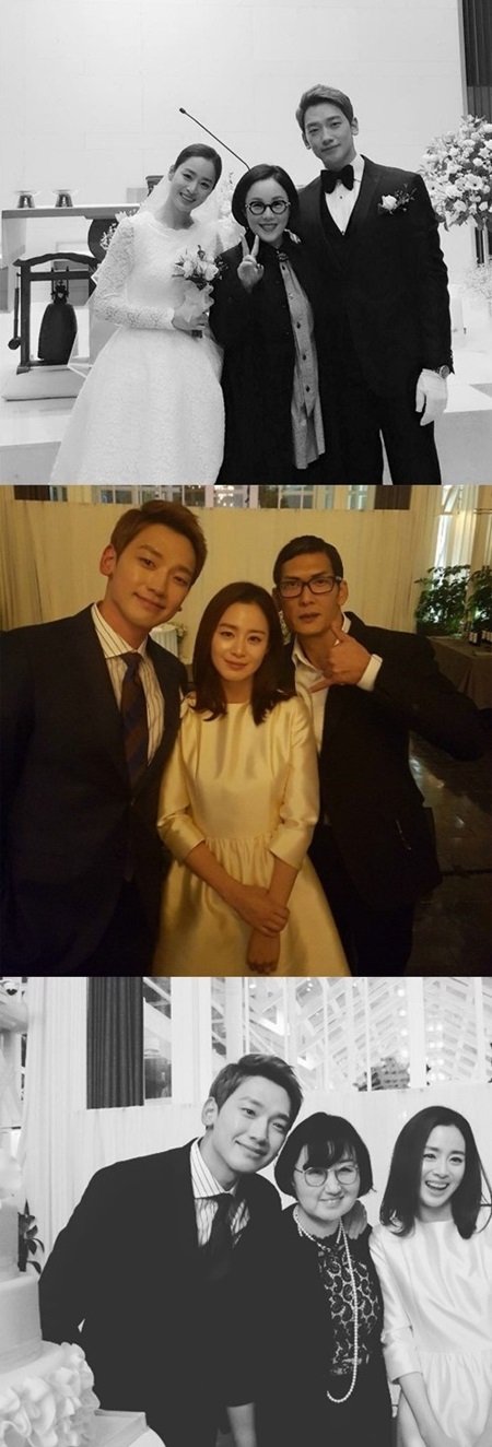 비♥김태희, 결혼식 비하인드 사진 공개 '선남선녀'