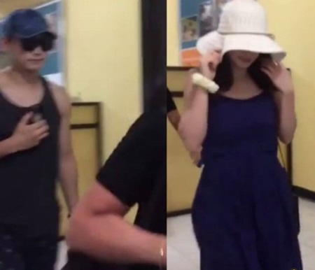 비♥김태희, 발리 신혼여행 포착 '시원한 허니문 패션' 