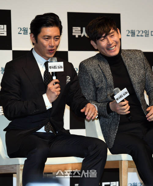 [SS포토]\'루시드 드림\'에서 호흡 맞추는 고수와 설경구