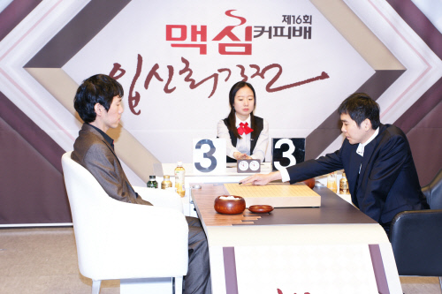 맥심배 16강이세돌(오른쪽) vs 이창호 (3)