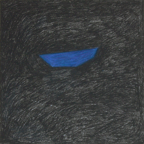 3.김민수_파란 날_종이에 색연필, 25x25cm, 2017