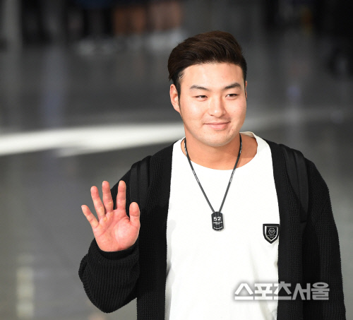 [SS포토] 박병호 출국, 죽기살기로 다시 도전하겠다!