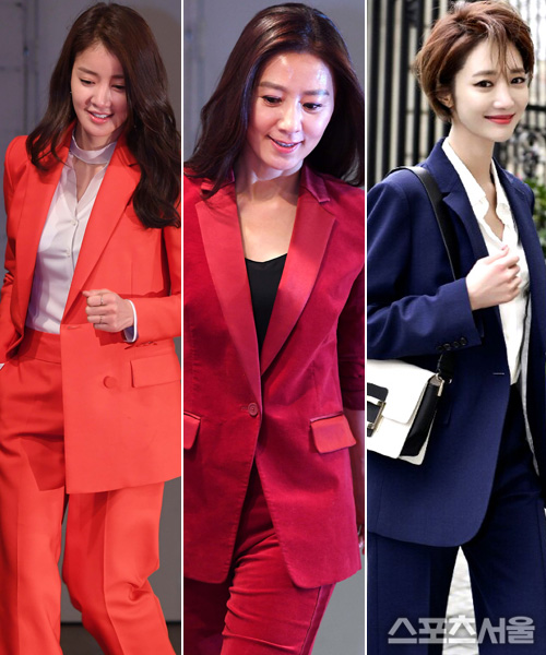 [SS스타일] 올 봄에는 '비비드한' 재킷 패션 어때요?