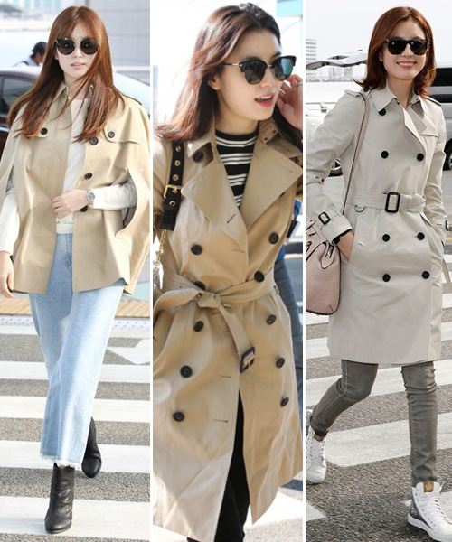 [SS스타일] "똑같은 건 NO" 한효주 트렌치코트 입는 법 