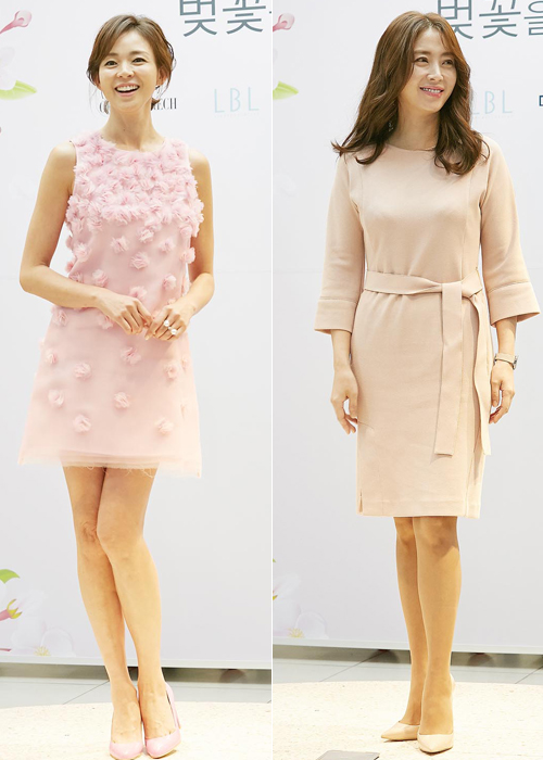 [SS스타일] 야노시호 vs 송윤아, 화사한 벚꽃 패션